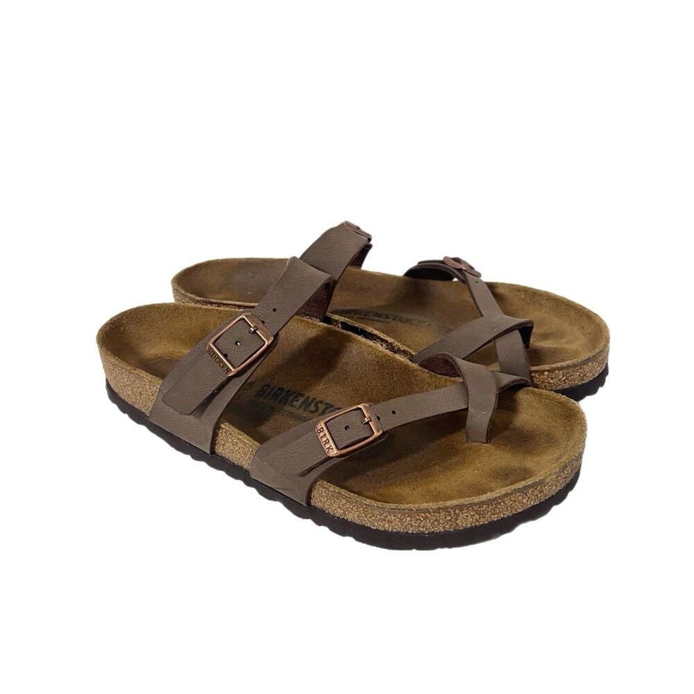 Birkenstock Mayari Women's Size 8 US 39 EU Mocha Birko-Flor Sandals